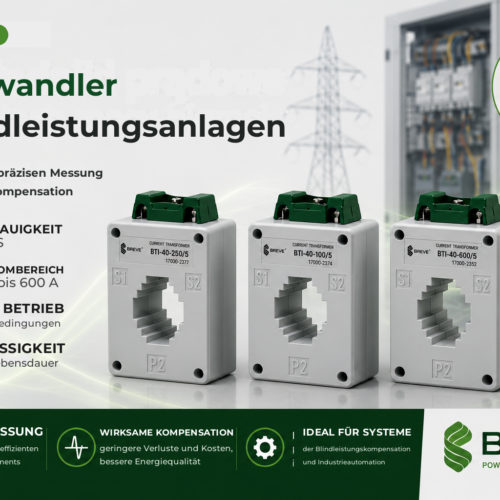 Stromwandler der Klasse 0,2S in Blindleistungsanlagen – BREVE BTI
